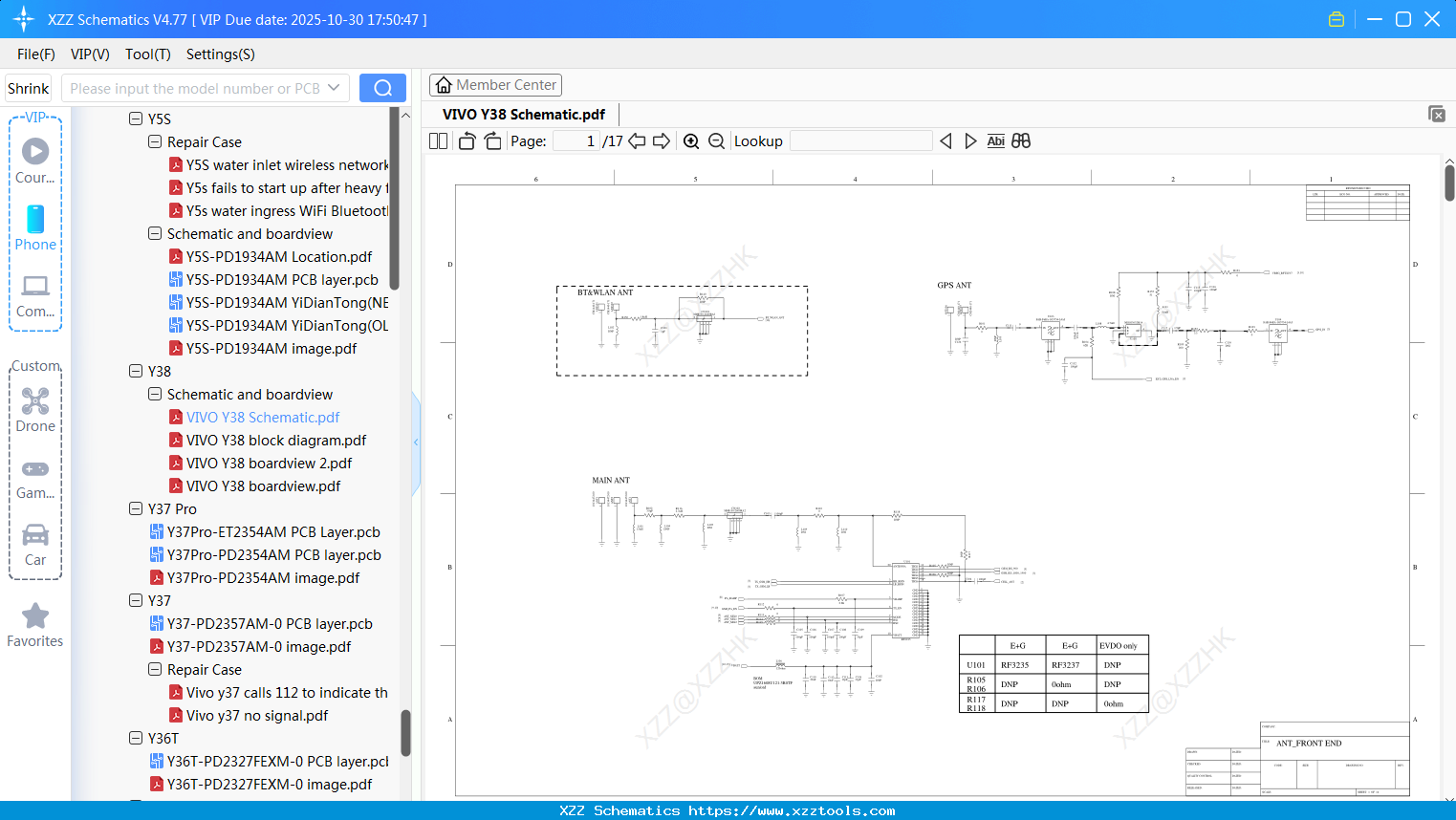 VIVO Y38 Schematic